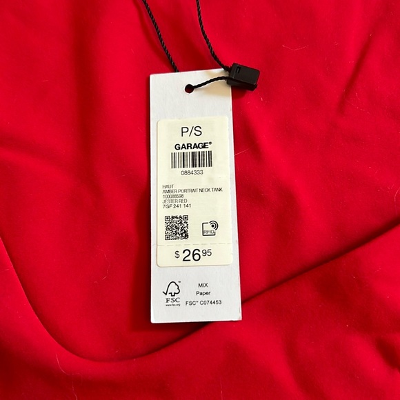 garage amber portrait neck tank - Picture 2 of 2